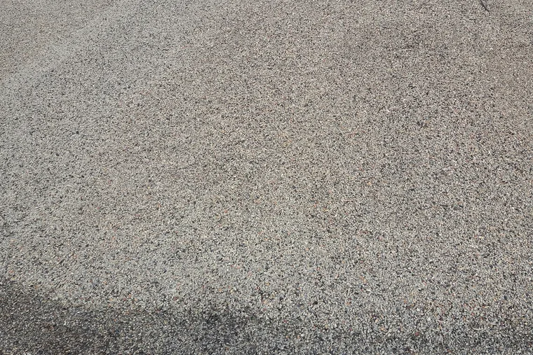 A stockpile of 10mm recycled crushed concrete